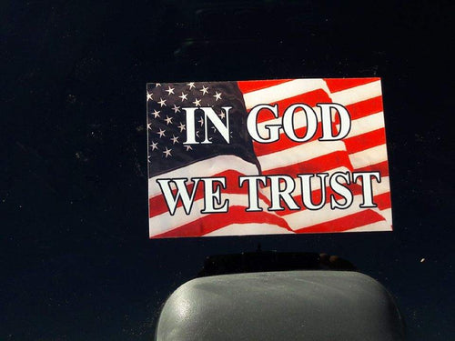 In God We Trust Sticker